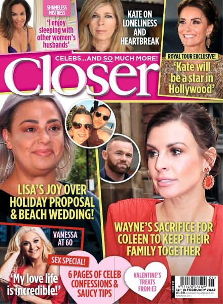 Closer UK – 16 February 2022 Cover