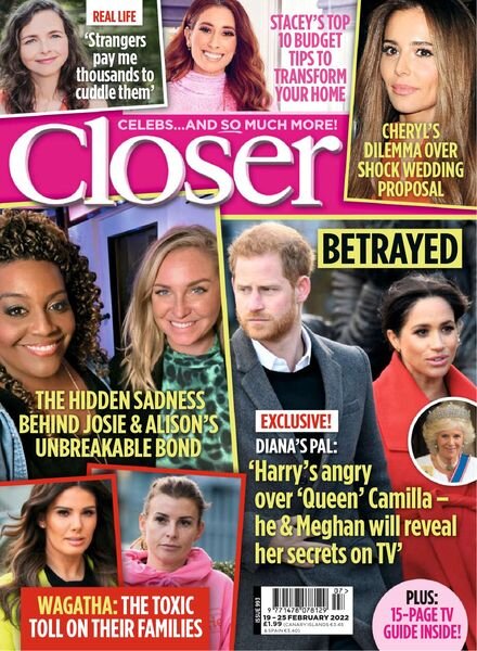 Closer UK – 23 February 2022 Cover