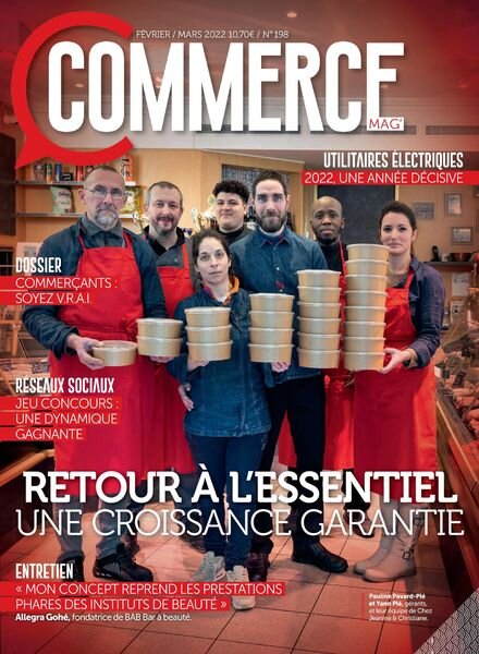 Commerce Magazine – Fevrier-Mars 2022 Cover