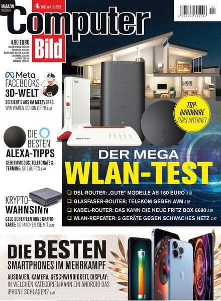 Computer Bild Germany – 11 Februar 2022 Cover