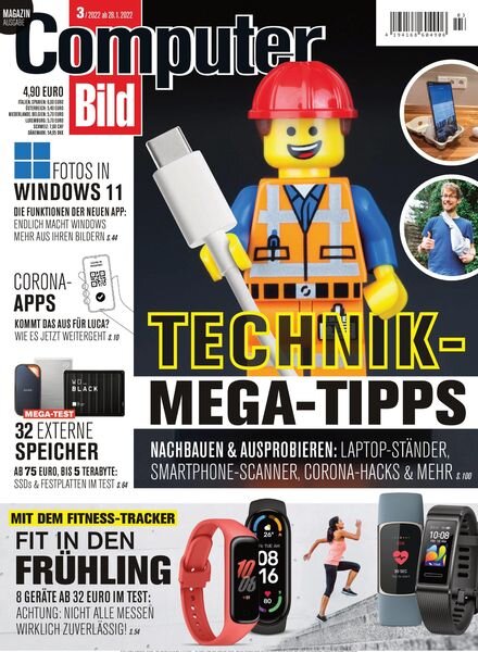 Computer Bild Germany – 28 Januar 2022 Cover