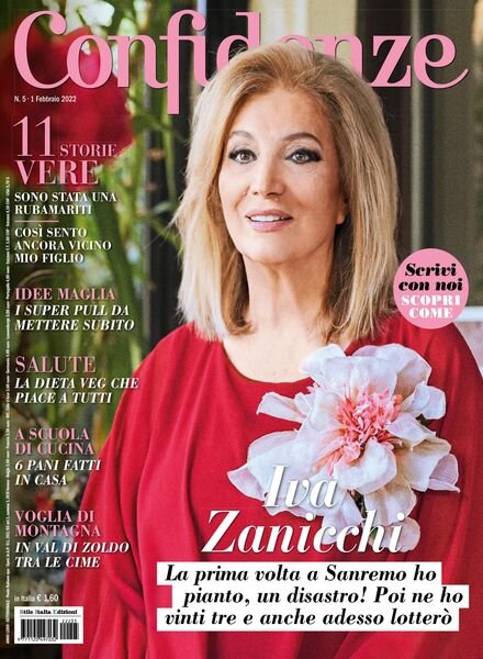 Confidenze – 01 febbraio 2022 Cover