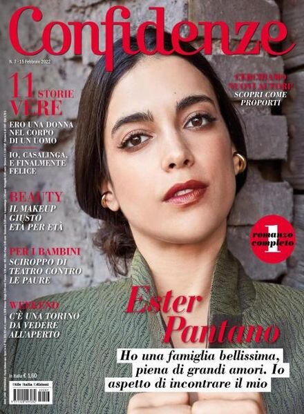 Confidenze – 15 febbraio 2022 Cover