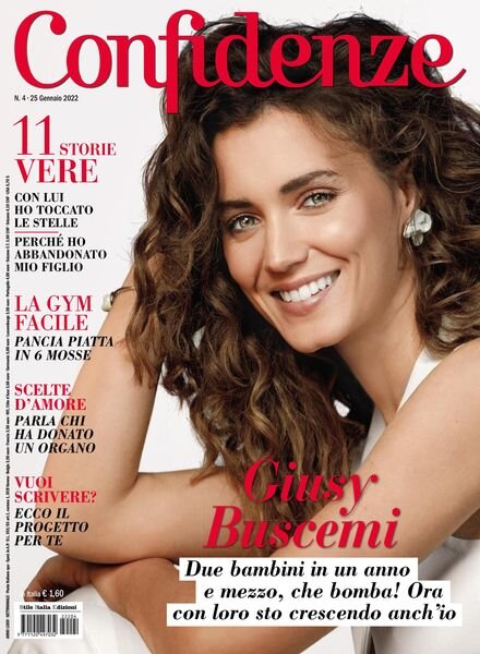 Confidenze – 25 gennaio 2022 Cover
