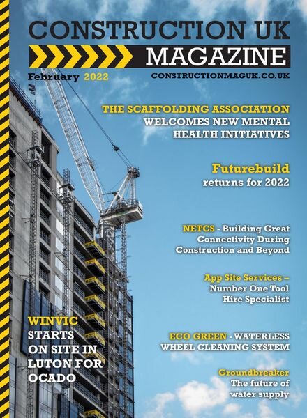 Construction UK Magazine – February 2022 Cover