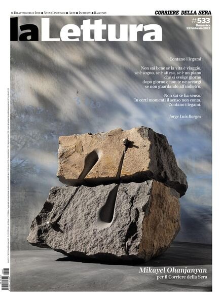 Corriere della Sera La Lettura – 13 Febbraio 2022 Cover