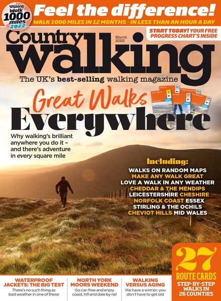 Country Walking – March 2022 Cover