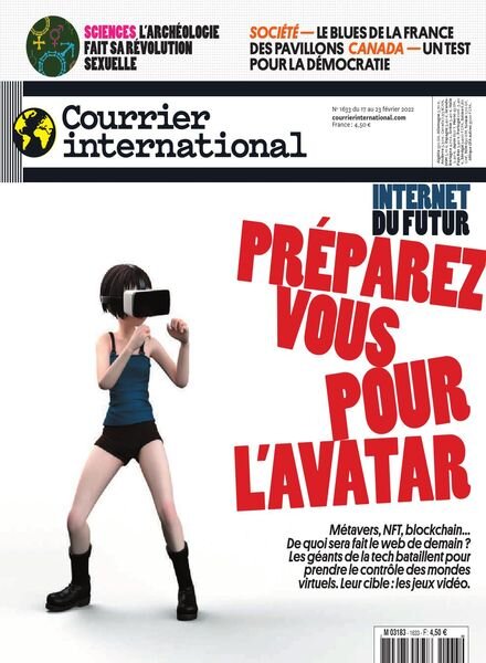Courrier International – 17 Fevrier 2022 Cover