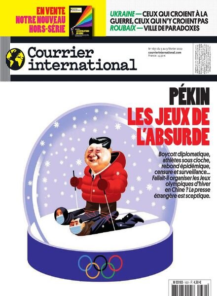 Courrier International – 3 Fevrier 2022 Cover