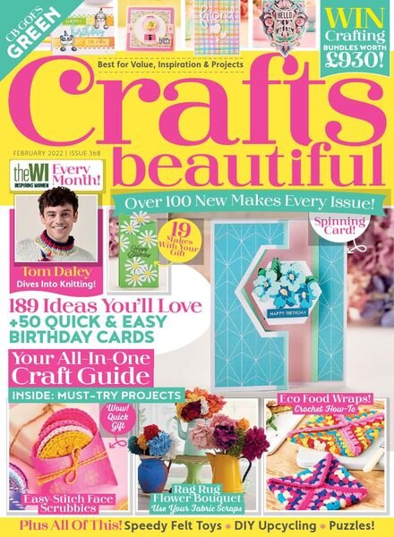 Crafts Beautiful – Issue 368 – February 2022 Cover