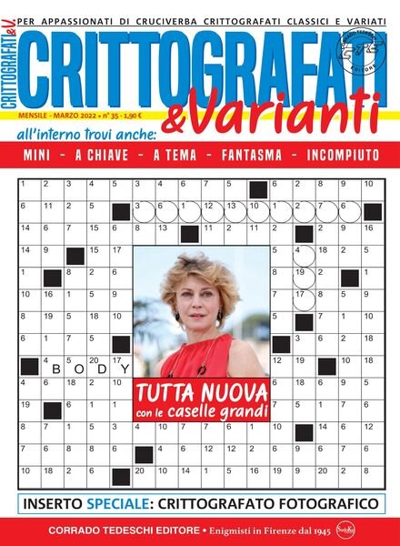 Crittografati & Varianti – marzo 2022 Cover