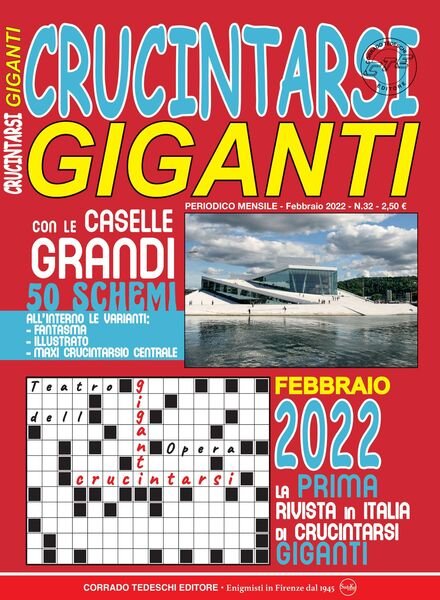 Crucintarsi Giganti – 10 febbraio 2022 Cover