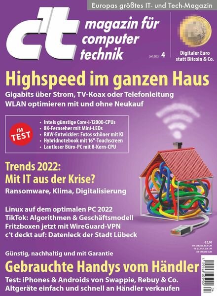 c’t – 29 Janaur 2022 Cover