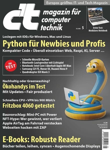 c’t – Februar 2022 Cover