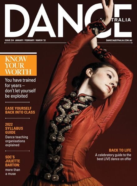 Dance Australia – January 2022 Cover