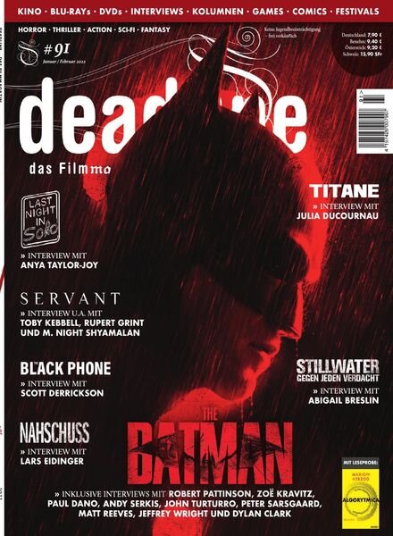 Deadline – Januar-Februar 2022 Cover