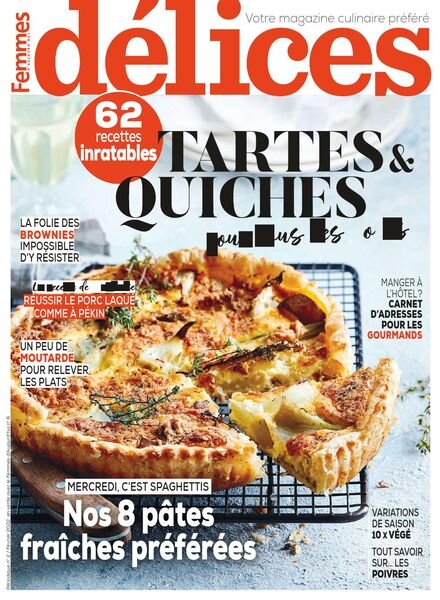 Delices de Femmes d’Aujourd’hui – Fevrier 2022 Cover