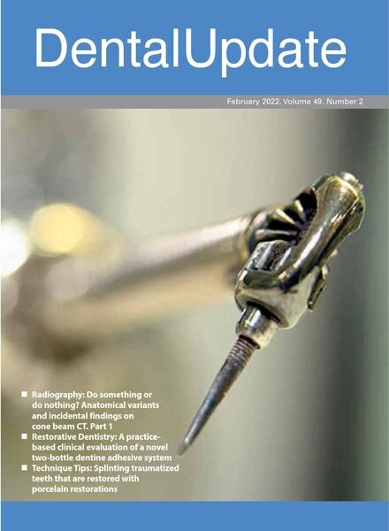 Dental Update – February 2022 Cover