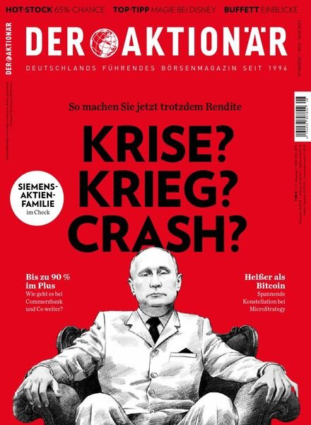 Der Aktionar – 18 Februar 2022 Cover