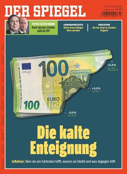 DER SPIEGEL – 12 Februar 2022 Cover