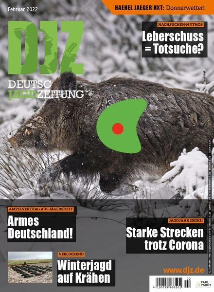 Deutsche Jagdzeitung – Februar 2022 Cover