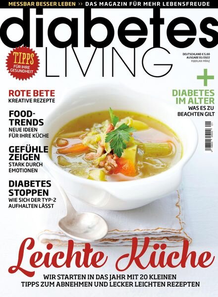 Diabetes Living Germany – Februar 2022 Cover