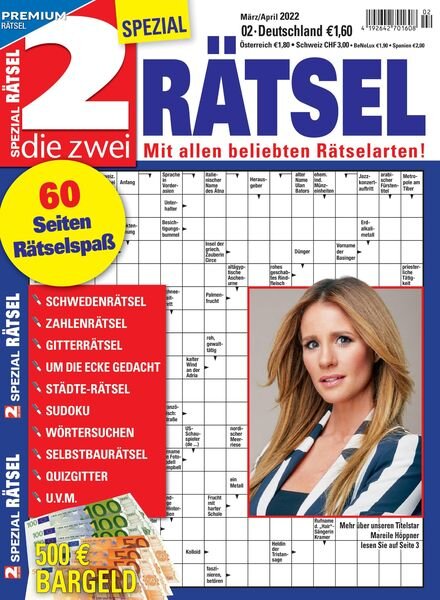 Die 2 Spezial Ratsel – Marz 2022 Cover
