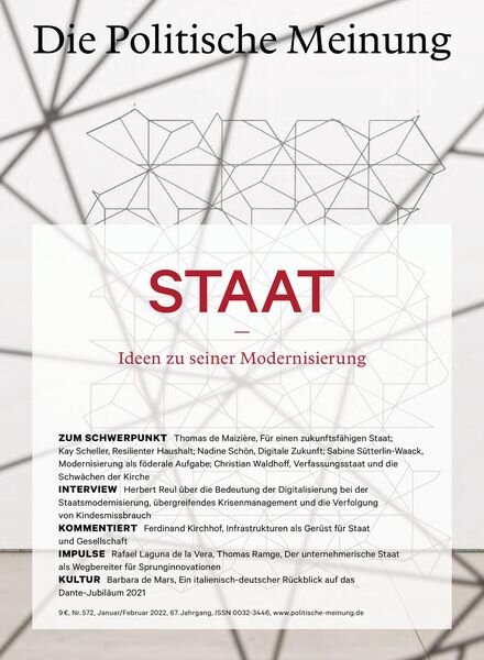 Die Politische Meinung – 18 Februar 2022 Cover