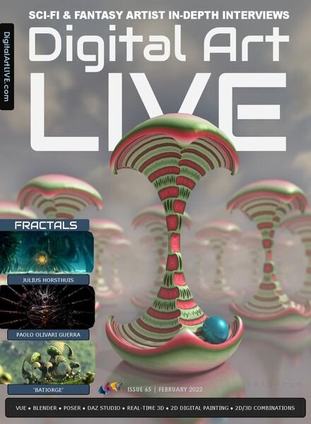 Digital Art Live – Issue 65, February 2022 Cover