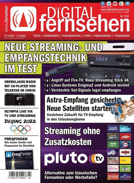Digital Fernsehen – Februar 2022 Cover