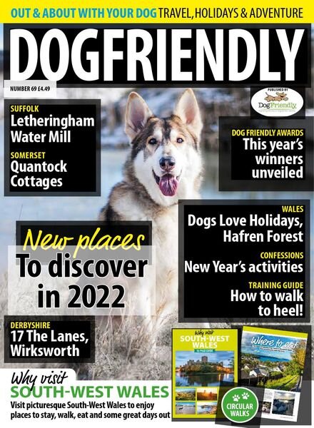 Dog Friendly – Issue 69 – January-February 2022 Cover