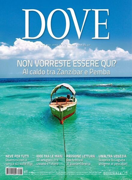 Dove – marzo 2018 Cover