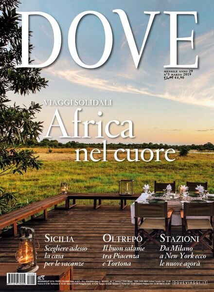Dove – marzo 2019 Cover