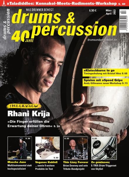 Drums & Percussion – Marz-April 2022 Cover