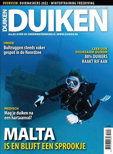 Duiken – maart 2022 Cover
