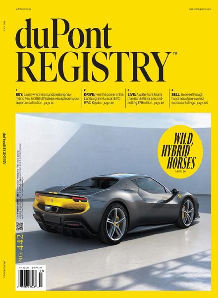 duPont Registry – March 2022 Cover