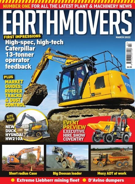 Earthmovers – March 2022 Cover