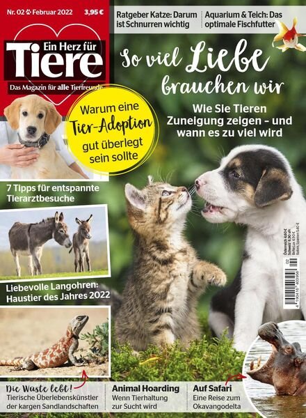 Ein Herz fur Tiere – Februar 2022 Cover