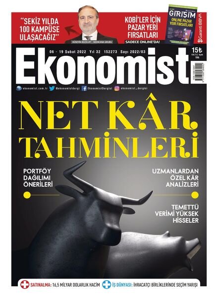 Ekonomist – 05 Subat 2022 Cover