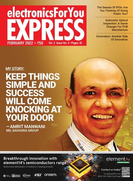 Electronics For You Express – February 2022 Cover