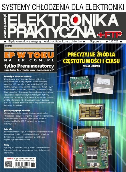 Elektronika Praktyczna – Styczen 2022 Cover