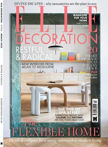 Elle Decoration UK – March 2022 Cover