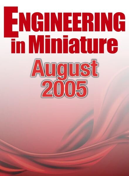 Engineering in Miniature – August 2005 Cover