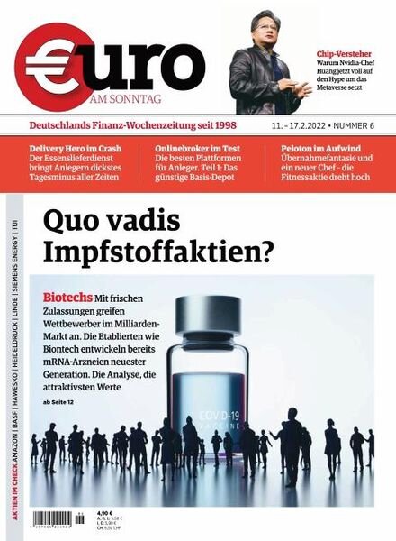 Euro am Sonntag – 11 Februar 2022 Cover