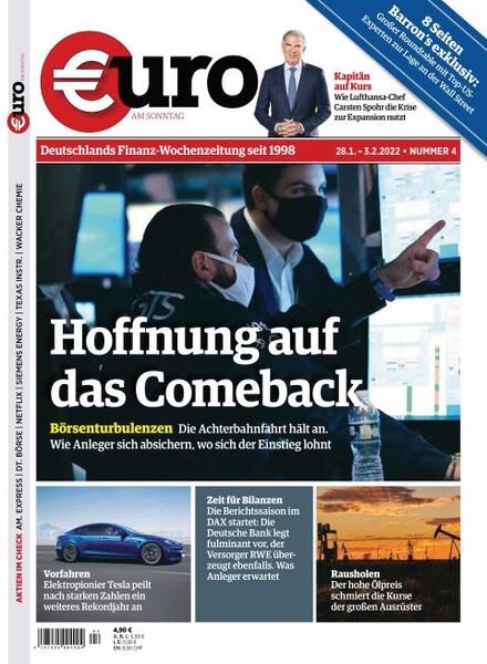 Euro am Sonntag – 28 Januar 2022 Cover