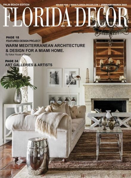 Florida Decor Palm Beach – February-March 2022 Cover