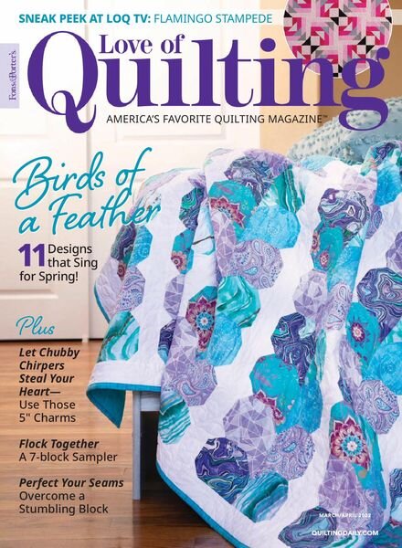 Fons & Porter’s Love of Quilting – March 2022 Cover