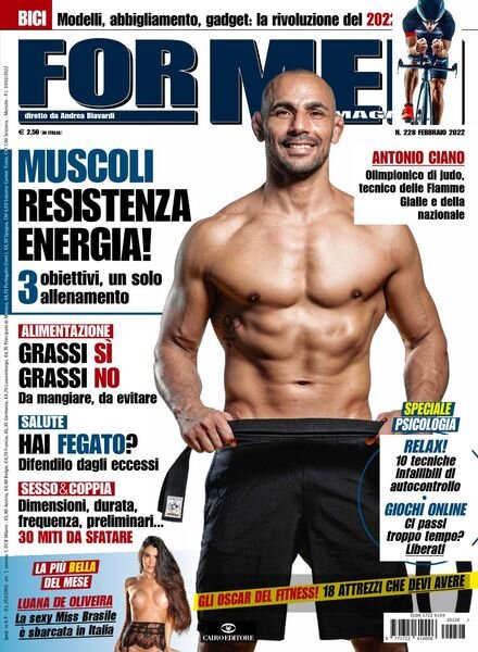 For Men Magazine – Febbraio 2022 Cover