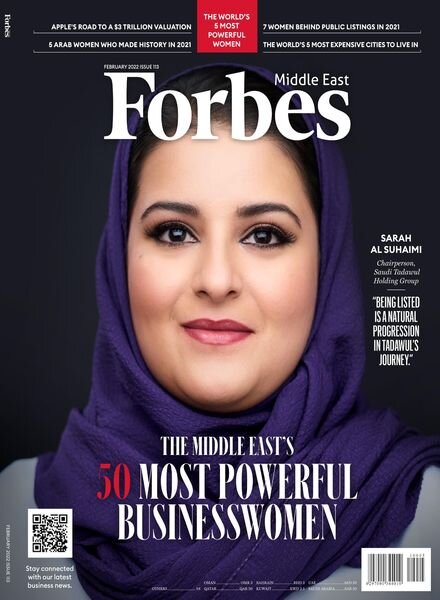 Forbes Middle East English – February 2022 Cover