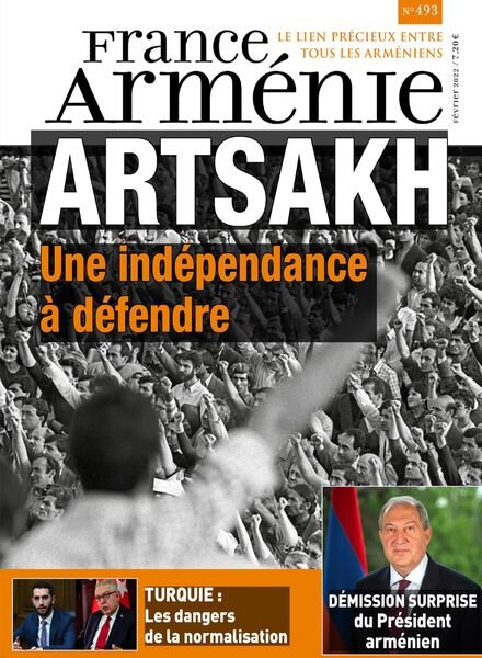 France Armenie – Fevrier 2022 Cover